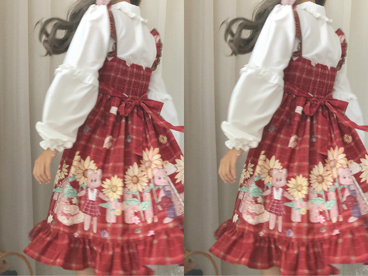 Kawaii Fashion Lolita Dress Velvet Whisper Petal Dress