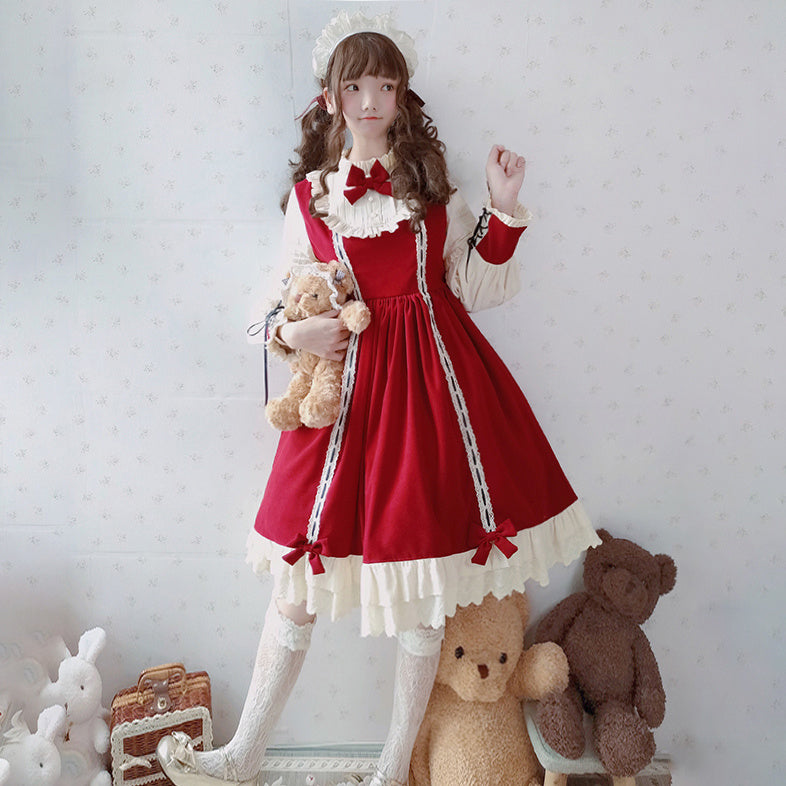 Kawaii Fashion Lolita Dress Petal Whispers Chiffon Skirt