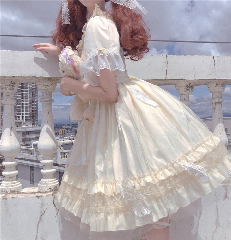 Kawaii Fashion Lolita Dress Whimsical Lace Monarch Skirt