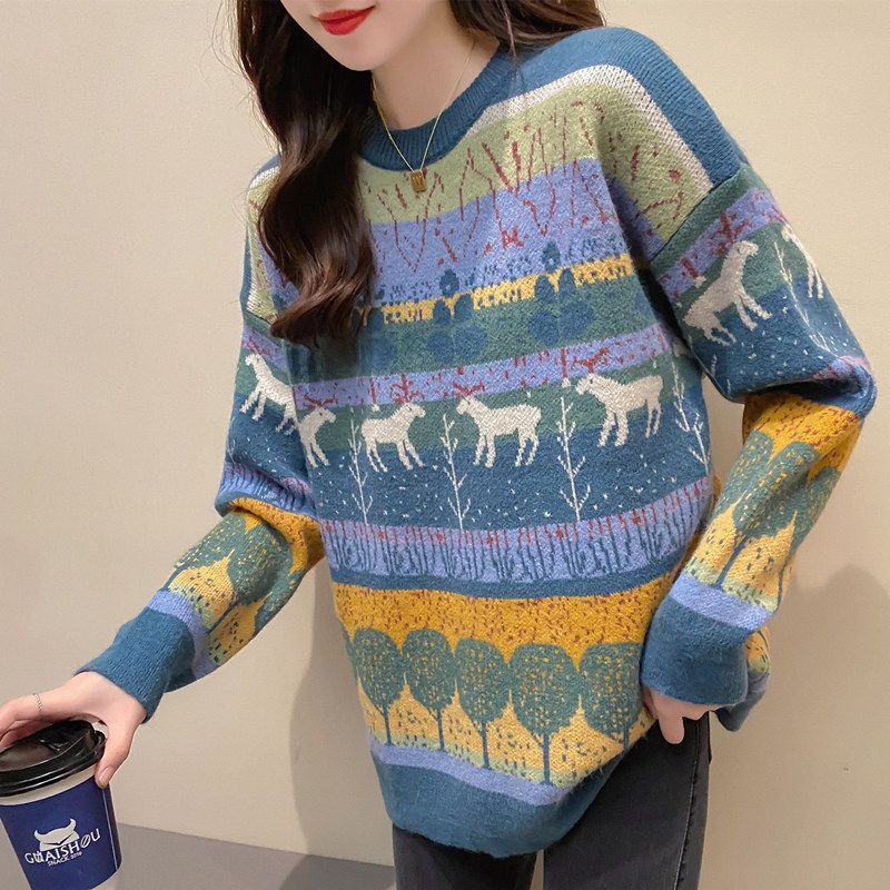 Kawaii Fashion Sweater Fawn Whisper Chiffon Sweater Delight