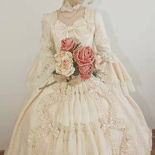 british style lolita printed dress - view 2