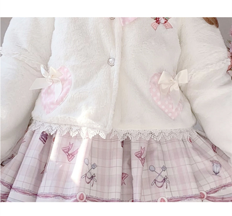 Kawaii Fashion Coat Whispering Snowflake Dreams Coat