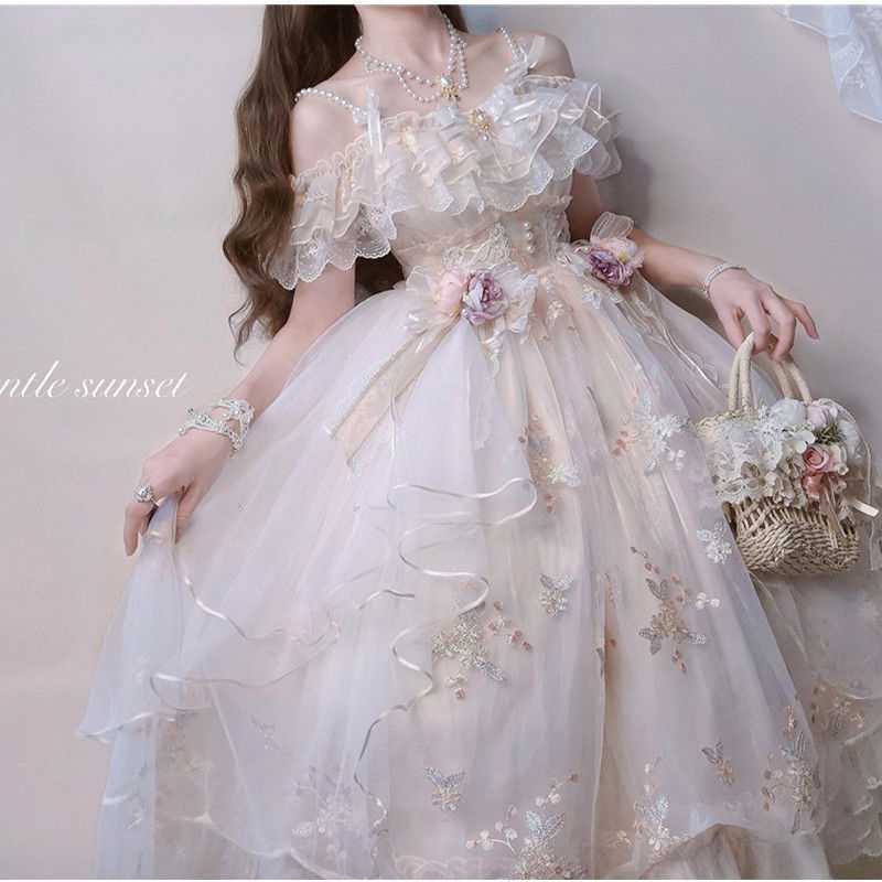 Petal Whisper Princess Gown