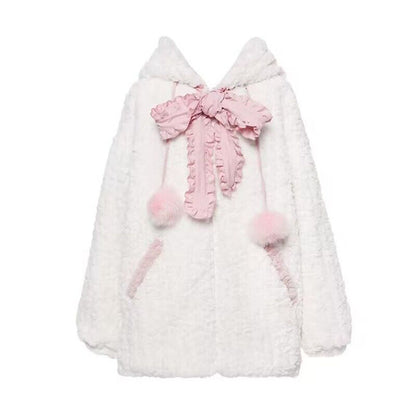 Kawaii Fashion Coat Cotton Cloud Whisper Hoodie