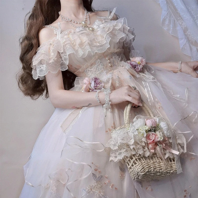 Petal Whisper Princess Gown