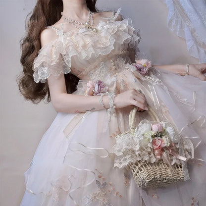 Petal Whisper Princess Gown