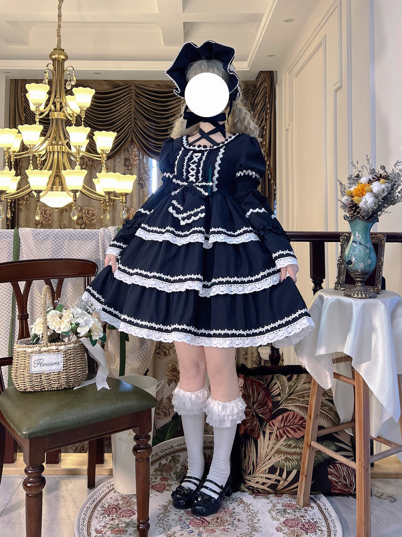 Kawaii Fashion Lolita Dress Whimsical Twilight Ruffle Belle Dress