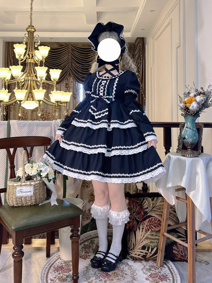 Kawaii Fashion Lolita Dress Whimsical Twilight Ruffle Belle Dress