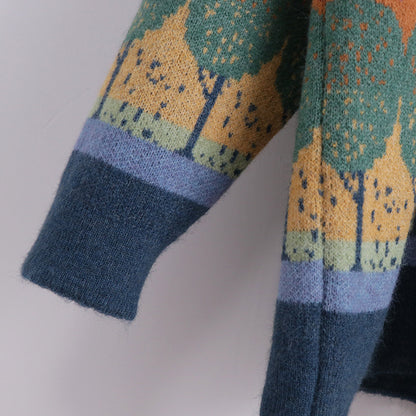 Kawaii Fashion Sweater Fawn Whisper Chiffon Sweater Delight