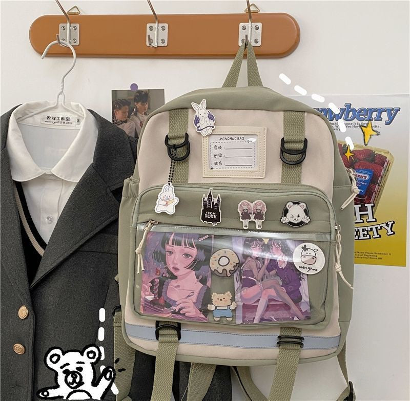 Kawaii Fashion Bag Whimsical Dreams Nylon Backpack