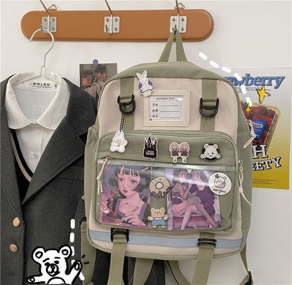 Kawaii Fashion Bag Whimsical Dreams Nylon Backpack