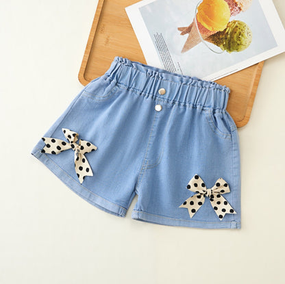 Kawaii Fashion Shorts Whimsical Wonderland High Waist Denim Shorts