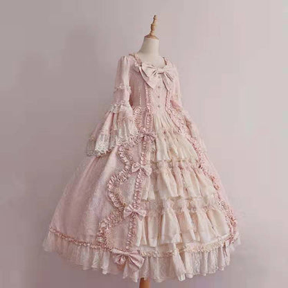 Kawaii Fashion Lolita Dress Whispers of Velvet Rose Garden Dress
