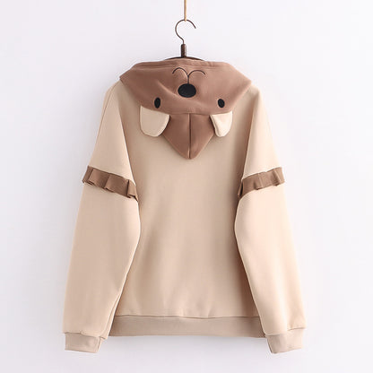 Kawaii Fashion Hoodie Cuddle Cloud Bear Knit Pullover