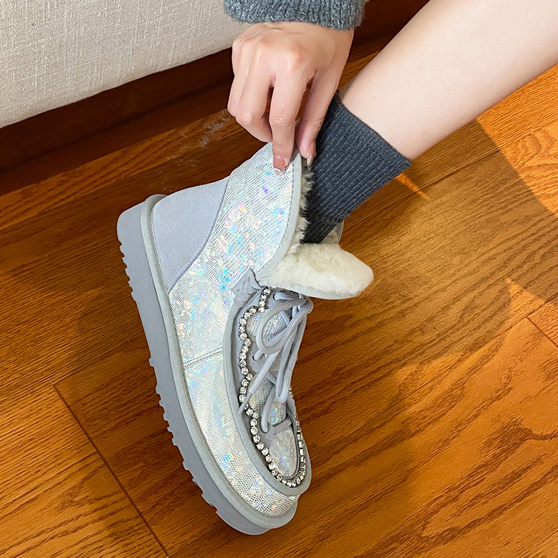 Kawaii Fashion Shoes Whimsical Whispering Velvet Boots