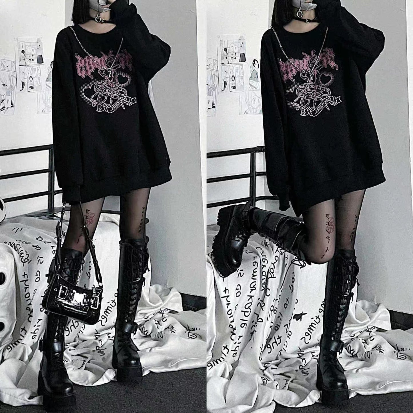 Kawaii Fashion Hoodie Velvet Dreamscape Whisper Sweater