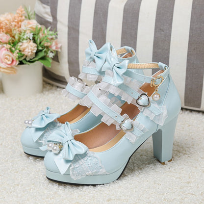 Kawaii Fashion Shoes Moonlit Petal Stiletto Whispers