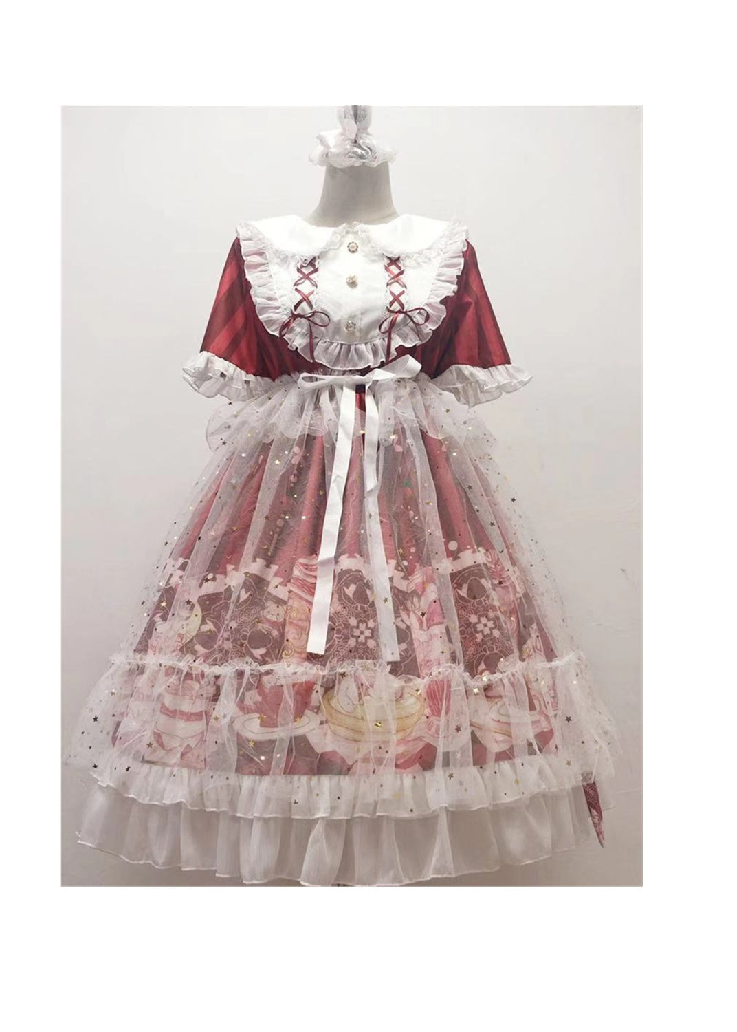 Cherry Dreamcatcher Veil Dress
