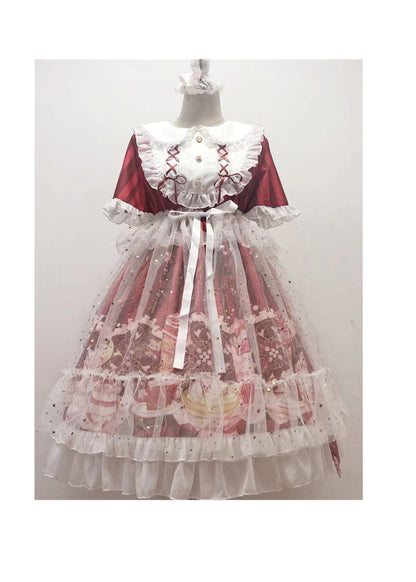 Cherry Dreamcatcher Veil Dress