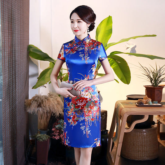 Kawaii Fashion China Dress Silken Blossom Dream Cheongsam