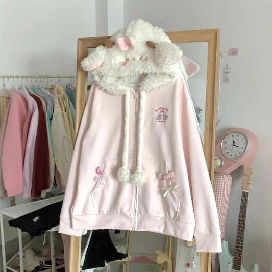Kawaii Fashion Coat Silken Aurora Whisper Capelet