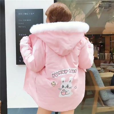 Kawaii Fashion Coat Whimsical Cherry Blossom Dream Dress