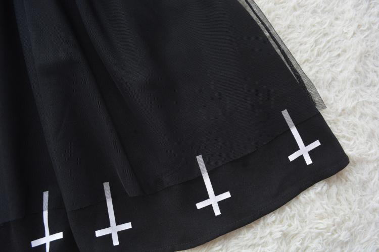 Kawaii Fashion Goth Dress Whimsical Frosting Dreamscape Dress