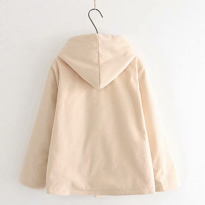 Kawaii Fashion Coat Whispers of Cherry Blossom Chiffon Dress