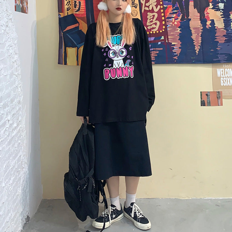 kawaii fashion sweet bunny print top