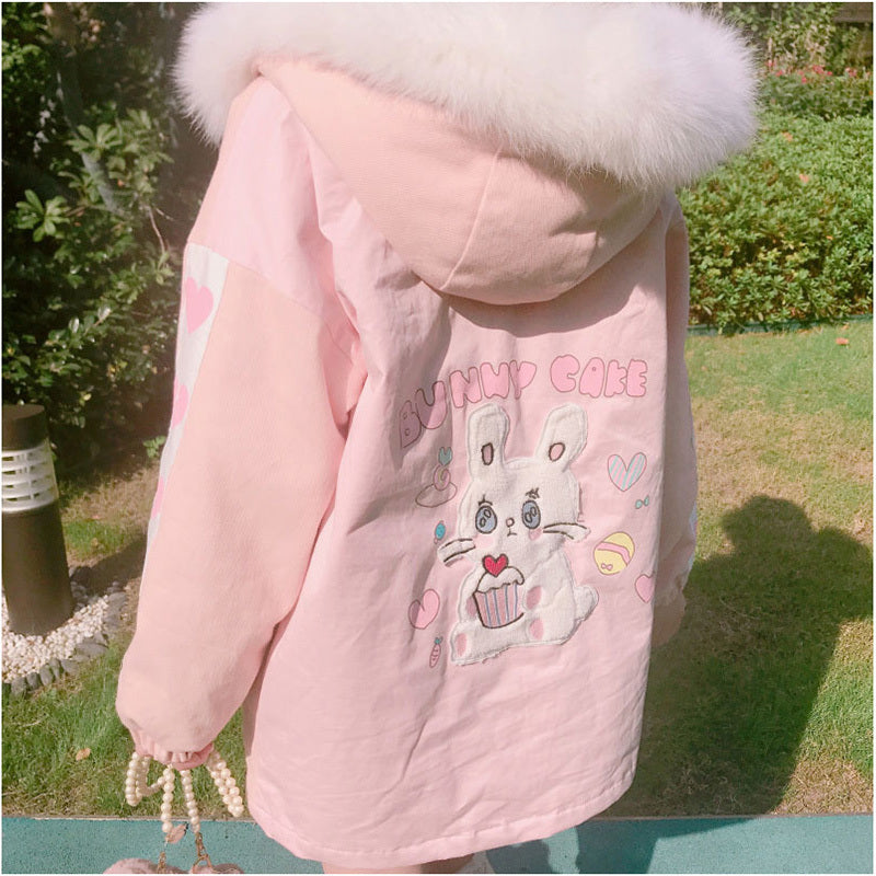 Kawaii Fashion Coat Whimsical Cherry Blossom Dream Dress