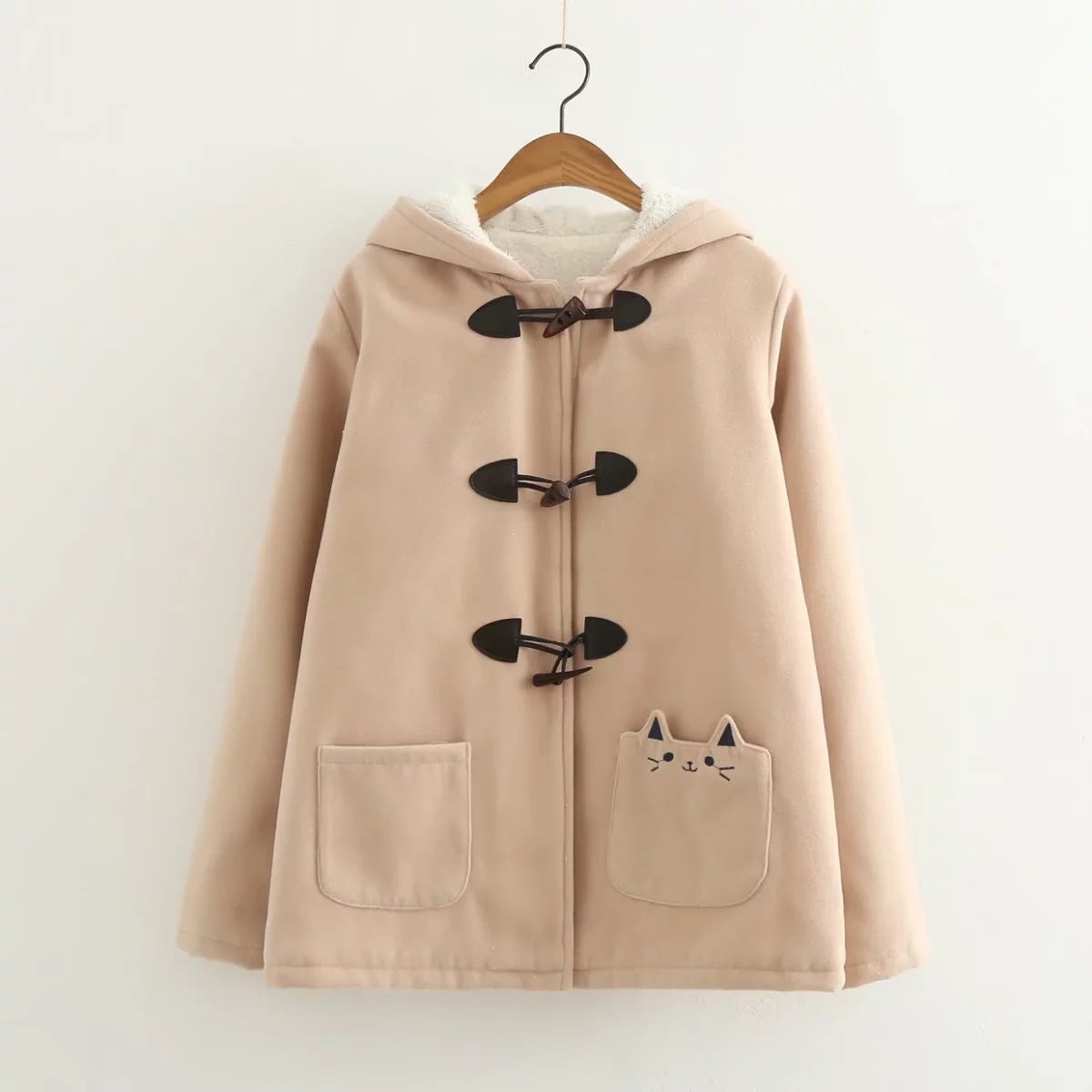 Kawaii Fashion Coat Whimsical Meadow Creature Cotton Blouse