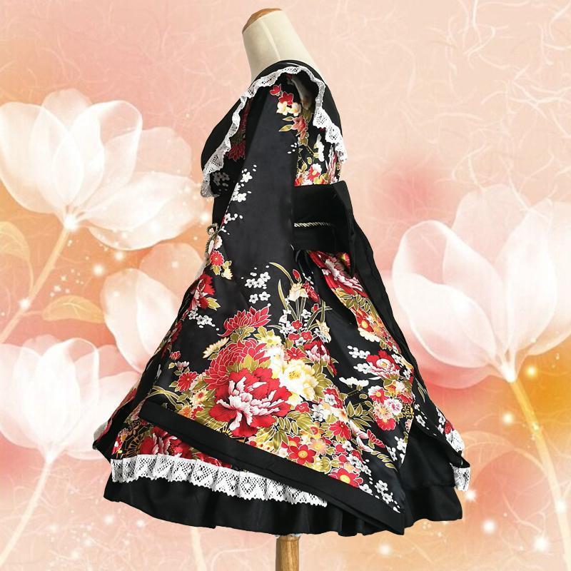 House dance and wind oiran costume improved kimono