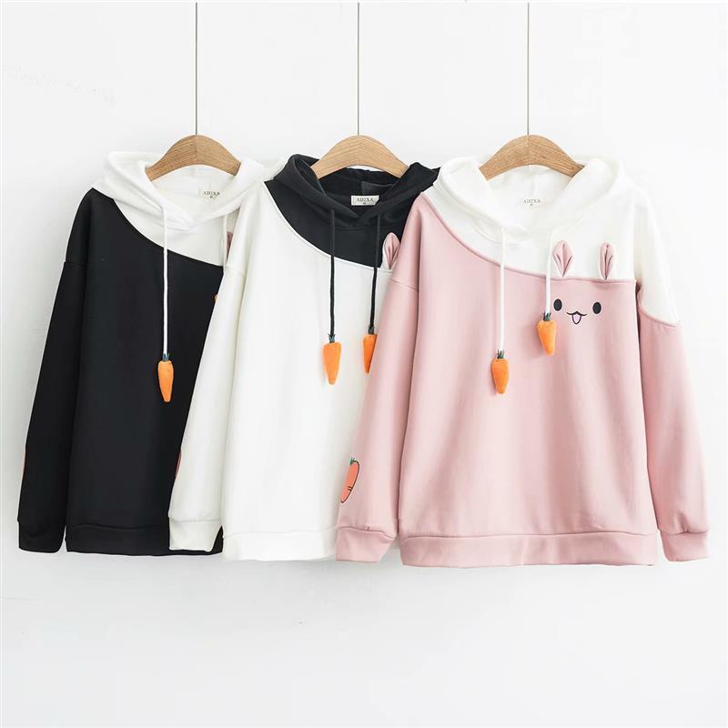 Kawaii Fashion Hoodie Whimsical Cotton Dreamscape Sweater Set