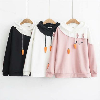Kawaii Fashion Hoodie Whimsical Cotton Dreamscape Sweater Set
