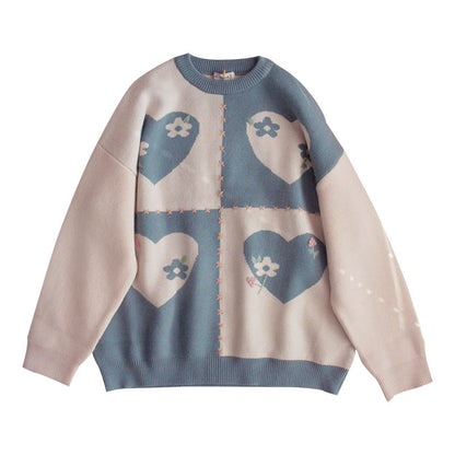 Kawaii Fashion Sweater Whimsical Winter Acrylic Enchantment Sweater