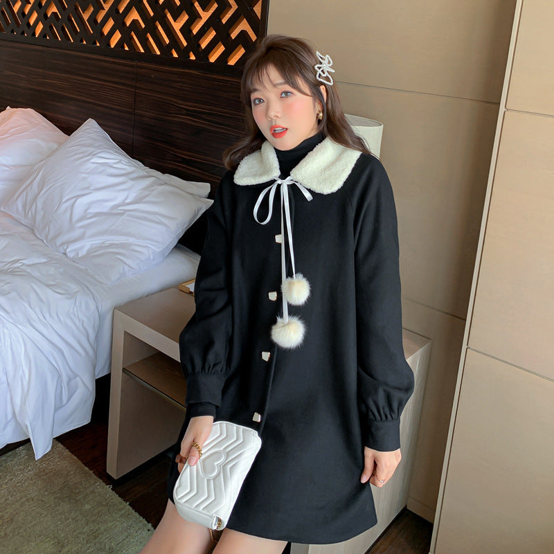 Kawaii Fashion Whimsical Shadow Blossom Coat