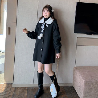 Kawaii Fashion Whimsical Shadow Blossom Coat