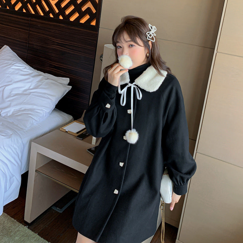 Kawaii Fashion Whimsical Shadow Blossom Coat