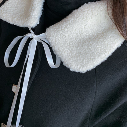 Kawaii Fashion Whimsical Shadow Blossom Coat