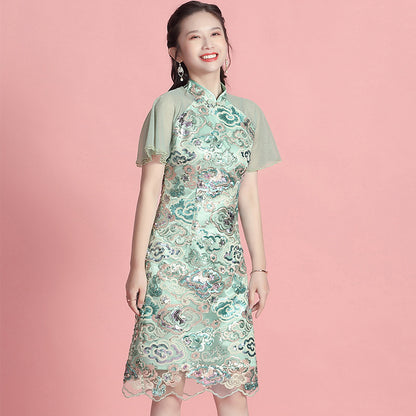 Kawaii Fashion China Dress Whispers of Cherry Blossom Dreams Dress