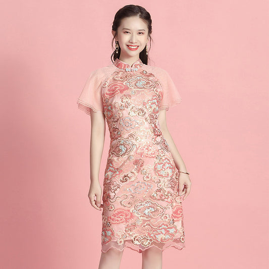 Kawaii Fashion China Dress Whispers of Cherry Blossom Dreams Dress