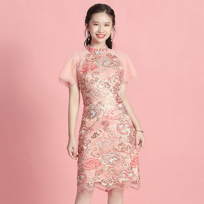 Kawaii Fashion China Dress Whispers of Cherry Blossom Dreams Dress