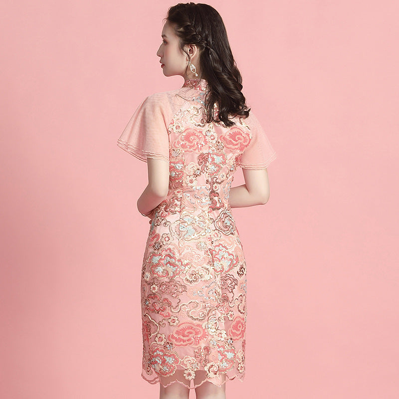 Kawaii Fashion China Dress Whispers of Cherry Blossom Dreams Dress