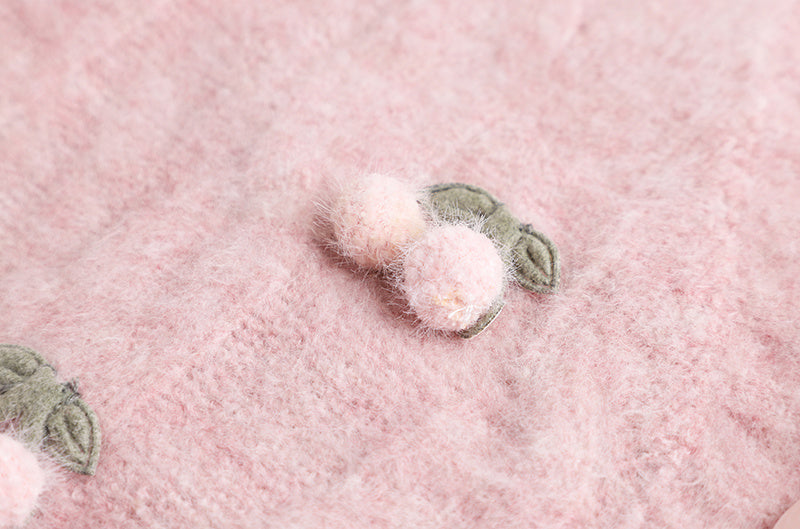 Kawaii Fashion Sweater Whipped Berry Dreams Cardigan