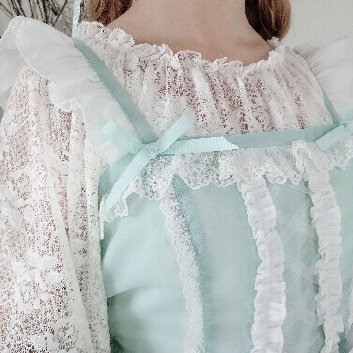 Kawaii Fashion Lolita Dress Whimsical Chiffon Dreamscape Gown