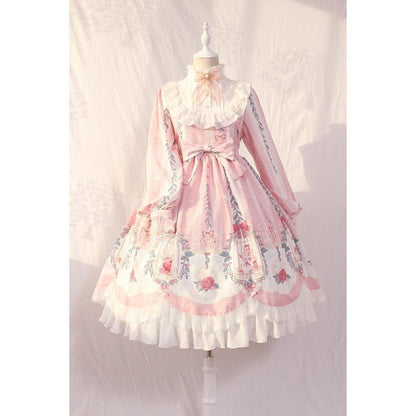 Kawaii Fashion Lolita Dress Whimsical Velvet Snowflake Mini Skirt