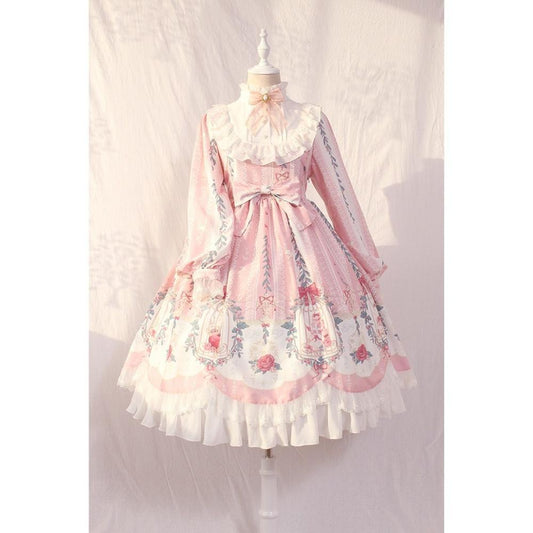Kawaii Fashion Lolita Dress Whimsical Velvet Snowflake Mini Skirt