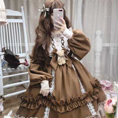 Kawaii Fashion Lolita Dress Lotus Melody Puff Skirt Enchantment