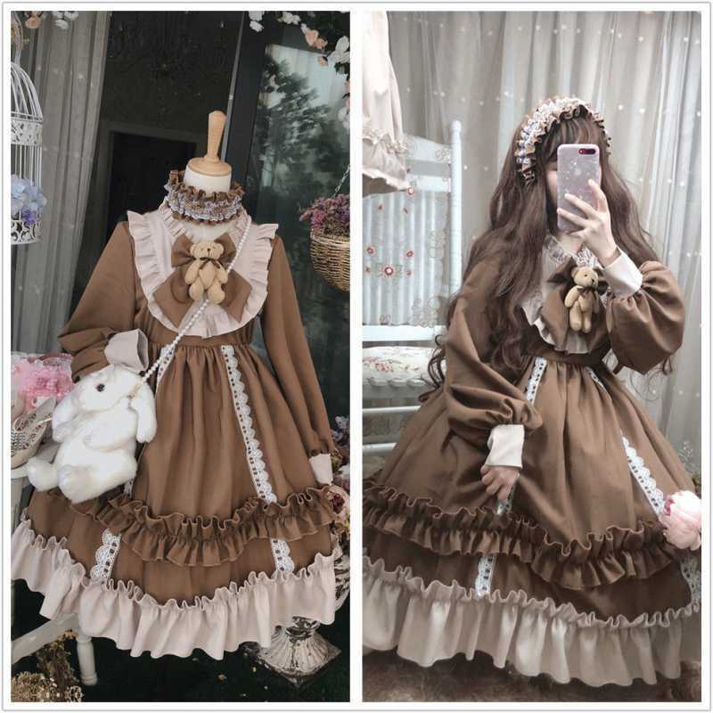 Kawaii Fashion Lolita Dress Lotus Melody Puff Skirt Enchantment