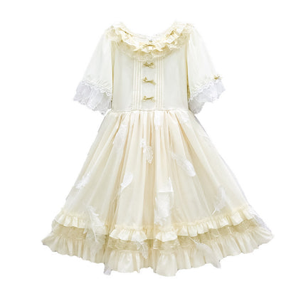 Kawaii Fashion Lolita Dress Whimsical Lace Monarch Skirt